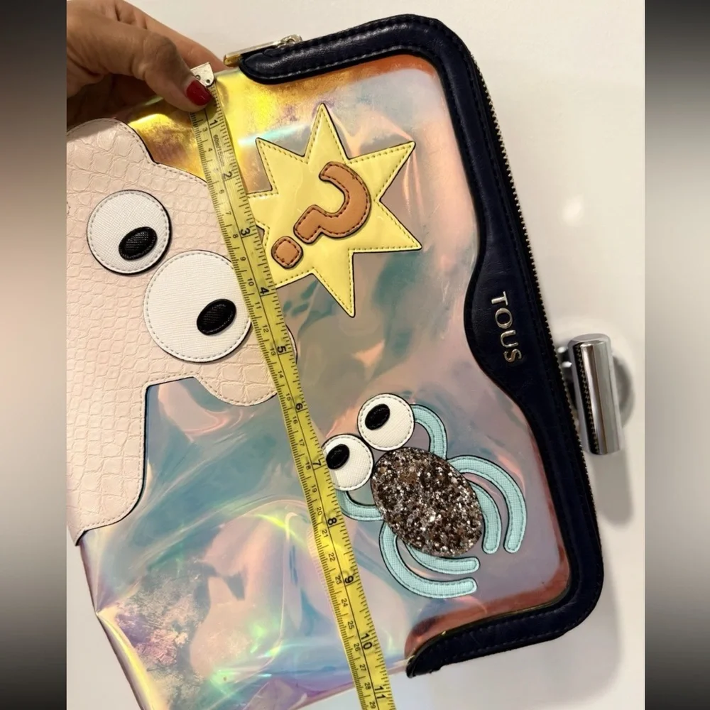 Rare‎ TOUS Compliments Holographic Pouch – Limited Edition Character Design